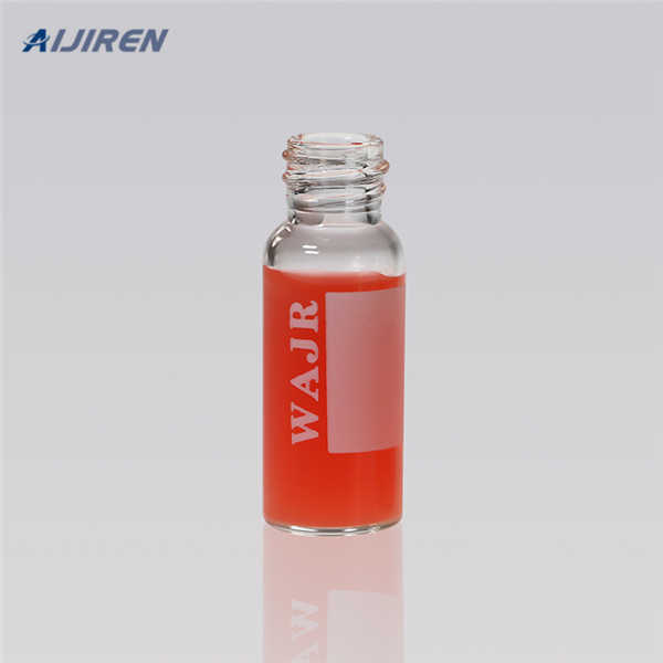 screw top HPLC GC glass vials graduated spot